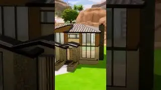 modern eco floorplan in the sims 4! #shorts