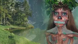 Грим стихия земля 🌎 makeup element earth