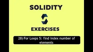 28- For Loops 5: find the index number of array elements