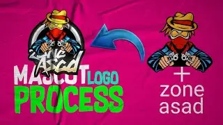 how to make a mascot logo on Android 2021|how to add text and background in mascot logo|#lfg #latest