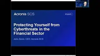 John Zanni, Acronis SCS CEO presents at the Utah Bankers Association’s IT & Cybersecurity Conference