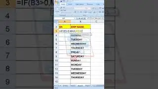 Excel Short ||Advance Automatic Number in Excel