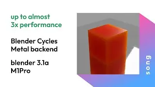 Blender 3.1a Cycles Metal GPU on M1Pro Mac – Up to 3x FASTER