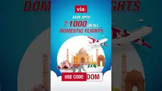 Book Domestic Flights on Via.com