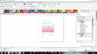 caja para producto (perfume), en coreldraw x7