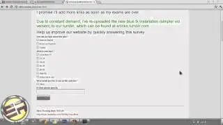 Update: New Blue Fx, Website, Masterposts.