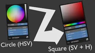 Blender Tutorial - How to change the Colour Picker Style