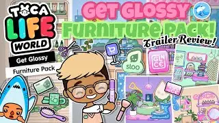 Toca Life World | Get Glossy Furniture Pack Trailer Review!? 💅(Coming Soon!) Toca Boca
