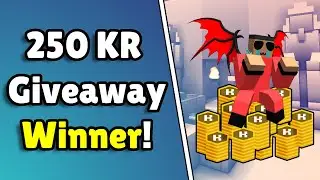 250 KR GIVEAWAY WINNER | Krunker.io