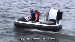 Демонстрация судна на воздушной подушке 