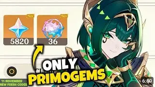  💎 Genshin Impact Codes 11 November 2025 | 100% Working Redeem Codes | Only Free Primogems 