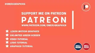 Support Me on Patreon | Patreon After Effects Promo | How To Work Patreon Account | OMER J STUDIO