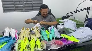 MEGA UNBOXING MUITA CHUTEIRA CHEGANDO 🙏🤩