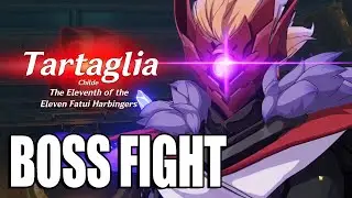 Genshin Impact - Childe Boss Fight (Harbinger Tartaglia) Solo