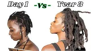 VISUAL SEMI FREEFORM LOC JOURNEY | 3 Year Loc Update | Thick Locs - With Lots of Pictures and Videos