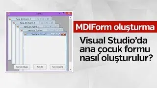 Visual Studio İç İçe Form Oluşturma | Altınoluk Myo