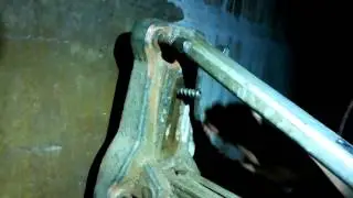 Бурение окон пересыпания в силосе элеватора 2.