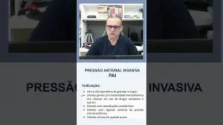 PRESSÃO ARTERIAL INVASIVA - PAI