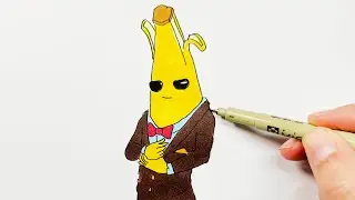 How to Draw Agent Peely From Fortnite