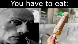 Mr Incredible Becoming Uncanny Meme but it's the rock