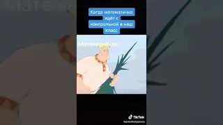 Математичка идёт с контрольной в наш класс