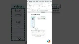 Excel Counting Wizardry: Use COUNTBLANK for Quick Empty Cell Tally! 📊🔍✨
