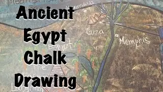 Map | Chalk Drawing | Ancient Egypt
