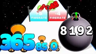 DIGIT MULTIPLIER RUN (vs) YOGA BALL RUN - Math Game, Level Up ASMR Gameplay