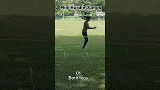 Mini Hurdle Jumps #srilanka #track #athlete #100m #champion #training #shorts #power
