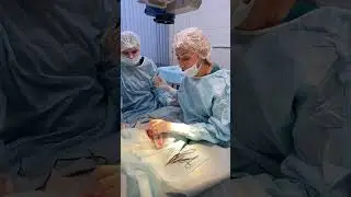 В операционной, этапы работ по операции блефаропластика, blepharoplasty surgery