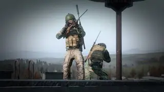 Клан зажал нас на вышке и не даёт слезть. Встретил доброго иностранца - DayZ