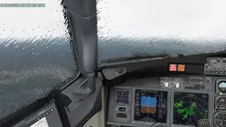 Встречаем первые весенние грозы в Воронеже! Летим из Краснодара | X-Plane 11 | Zibo B738NG