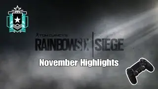 November Ranked Highlights Platnium PS4 | Rainbow Six Siege