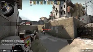 M4A4 Asiimov!! Spray!! ( Battle-Scarred looks Field tested )