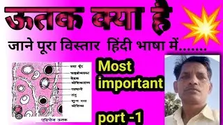 Utak kya hai !! उत्तक क्या है उत्तक के प्रकार !! class 10 science biology  #bio_kailash sir