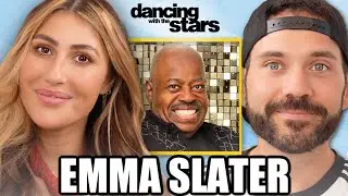 DWTS EMMA SLATER on ELIMINATIONS, REGINALD VELJOHNSON, OTHER PROS, MIRROR BALL PREDICTIONS!