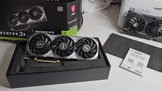 MSI Ventus 3X 12G RTX 4070 OC Unboxing & Asus TUF Radeon 6700XT Info