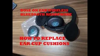 Bose On Ear Wireless Bluetooth Headphones - How to replace ear pad cushions