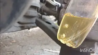 Прокачиваю тормоза один.