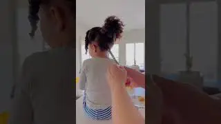 How : I Prep for washing my daughters hair.