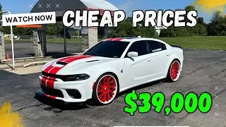 LIVE DEALER AUTO AUCTION CRAZY PRICES | CHEAP 392 SCAT PACKS | MANHEIM MONDAY