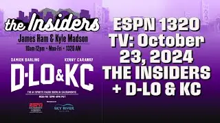 Sacramento Kings Opener Is One Day Away - October 23: The Insiders + D-Lo & KC