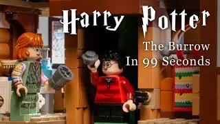 Harry Potter The  Burrow in 99 seconds【Lego Stop Motion Animation】