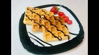 Мягкие вафли на сметане в вафельнице