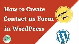 How to Create a Contact us Form in WordPress || Ninja Form || Ninja Plugin || LeaditMarketing.