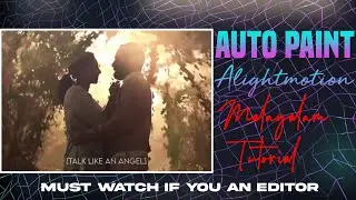 Auto paint on alightmotion Malayalam tutorial