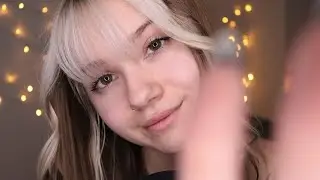 ASMR Everything is going to be ok ❤| Close up, Phrase repeating, tongue clicking and shhh sounds