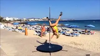 Танцы на пилоне НА ПЛЯЖЕ