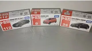 Diecast Tomica- Toyota Corolla, Suzuki Alto, Subaru Impreza