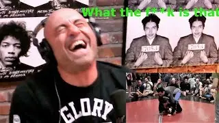 Joe Rogan reacting to Eddie Bravo teaching BJJ